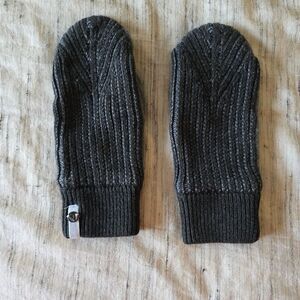 Ivivva Charcoal Knit Mittens